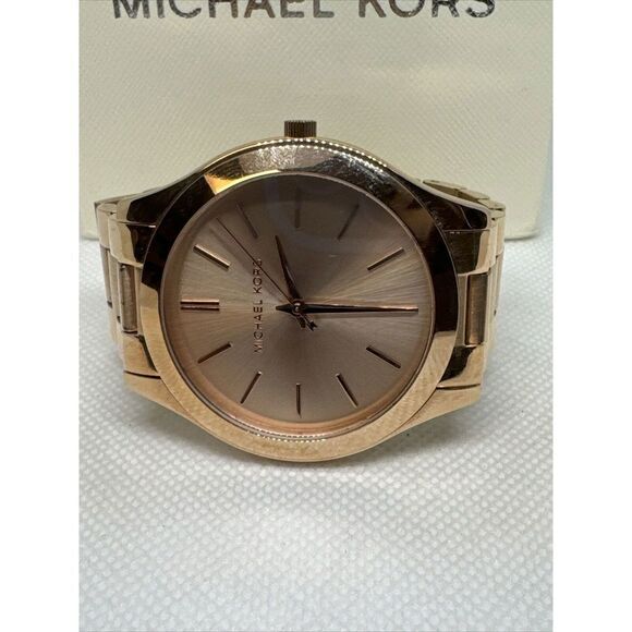 Michael Kors Runway MK3197 Women\'s Rose Gold Stainless Steel Analog Watch YAY74 main image 8